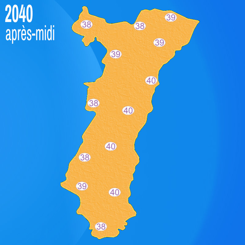 2040 : La carte de la journée