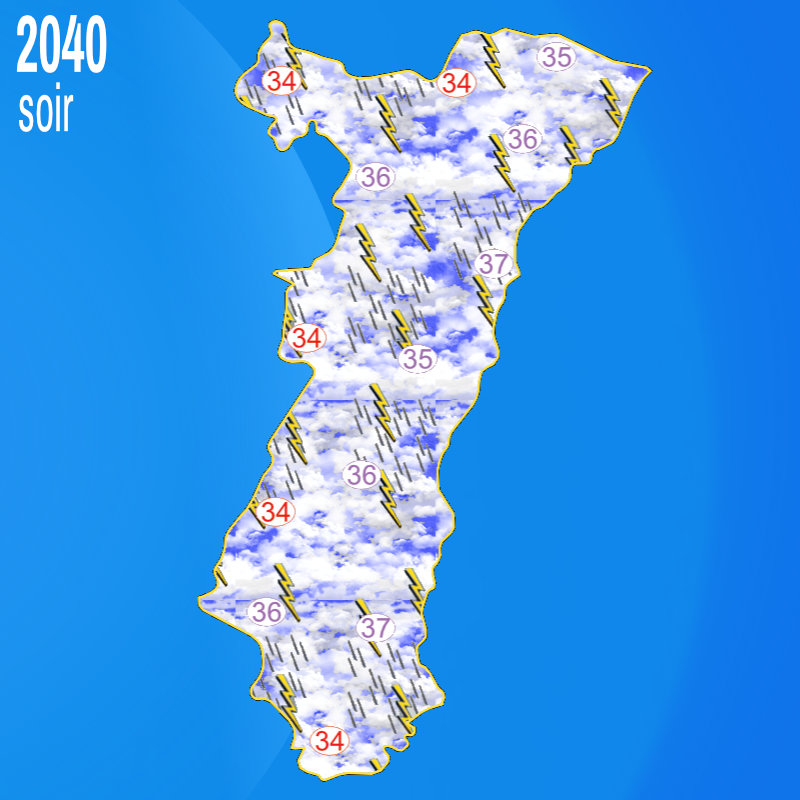 2040 : La carte de la soirée