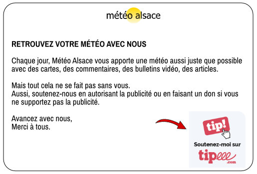 Je soutiens Météo Alsace