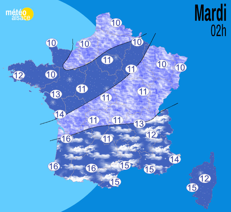 Météo France nuit